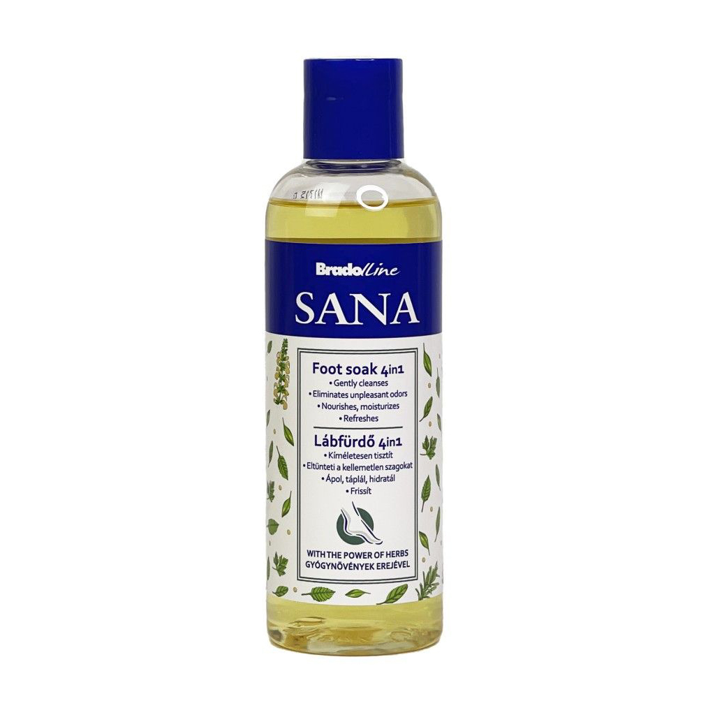 Ванночка для ніг Bradoline Sana 4 In 1 Foot Soak 4 в 1 з пудрою рослин, 200 мл